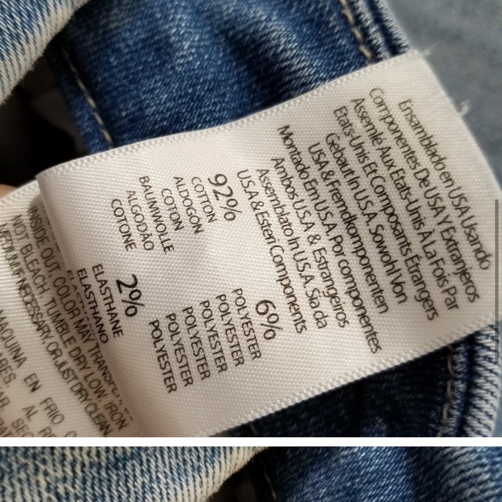 MOTHER high waisted looker skinny jeans ankle fray - Picture 7 of 8